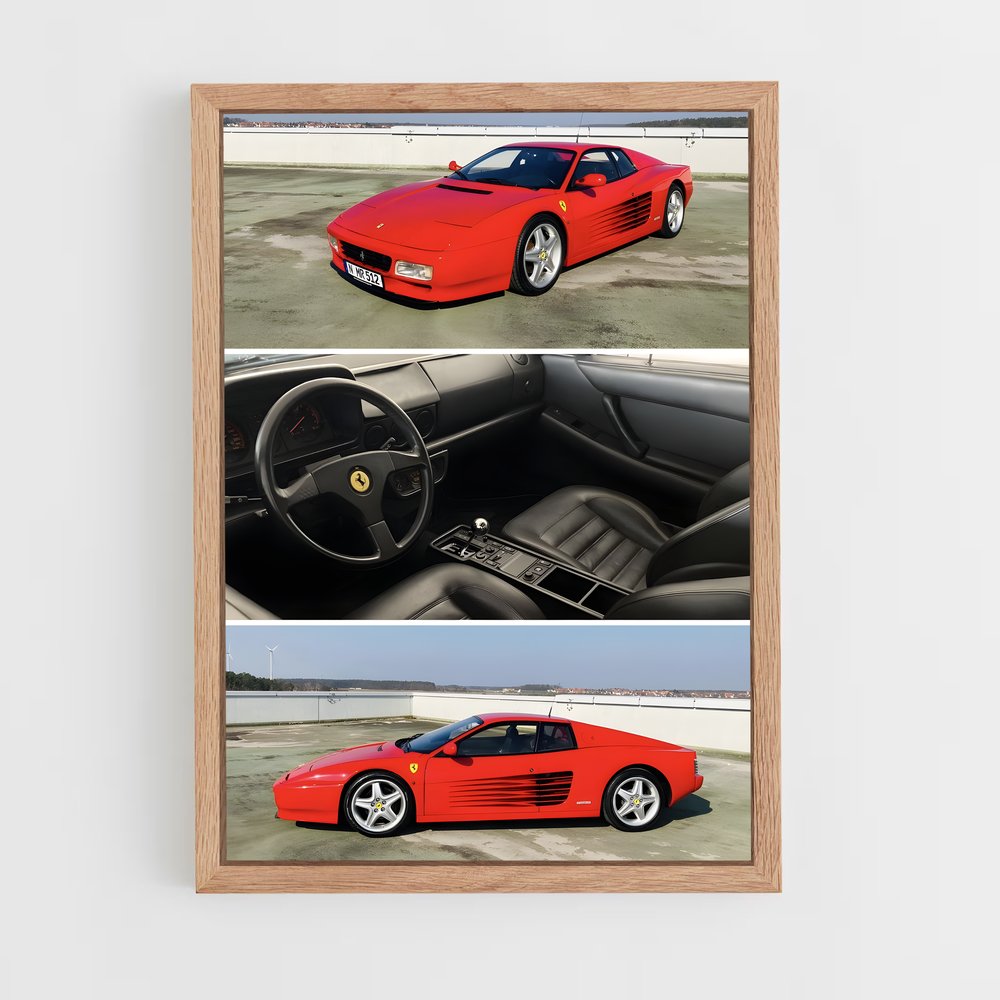 Poster Ferrari 3DOCN Racing (vue 4)